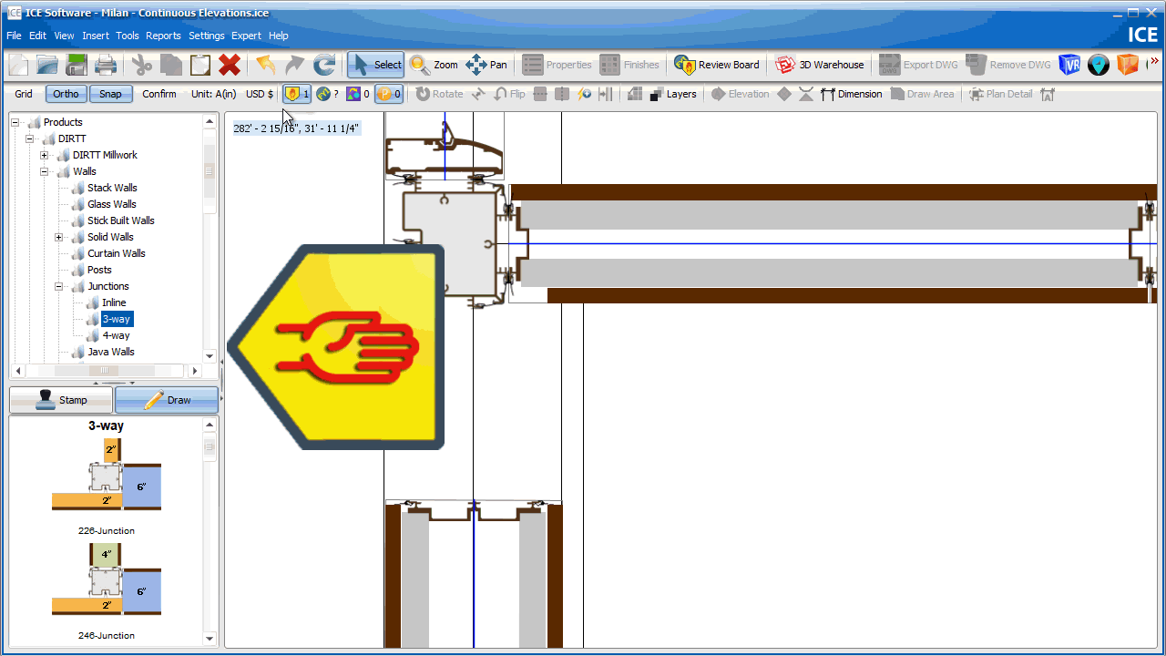 align tool in bookwright