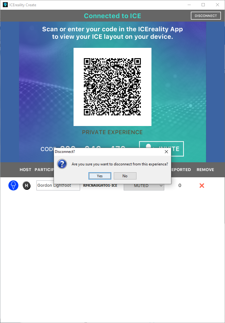 IMG_ICEreality-Create-027 Disconnect confirmation window