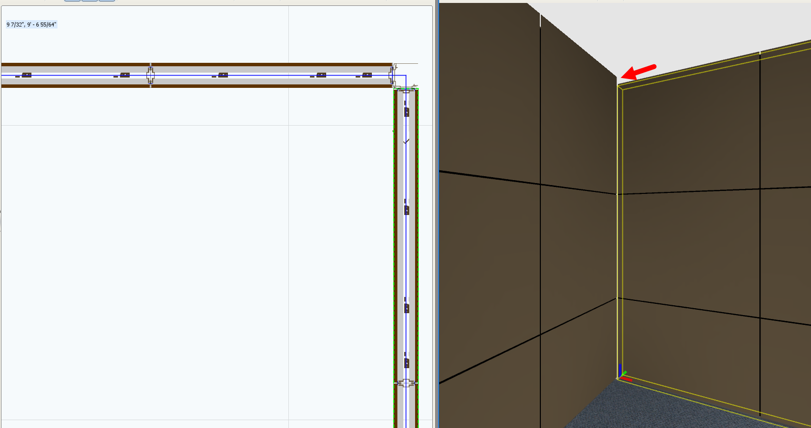 Mixing Hidden Cornice Rail Types