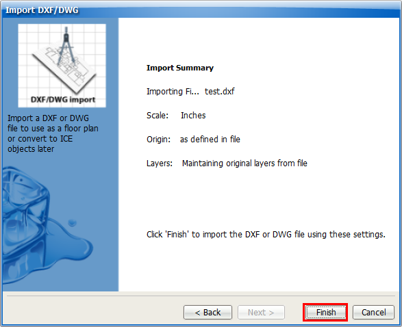 importing dxf dwgs 9