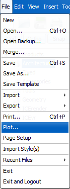 File Menu Plot