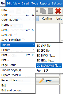 importing a dxf 1