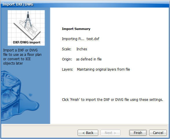 importing dxf dwgs 10