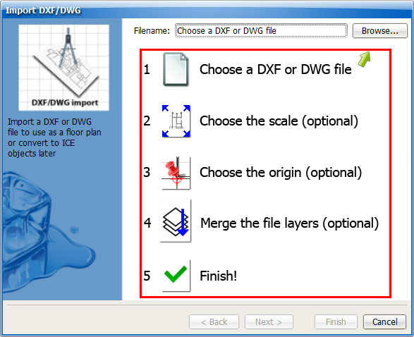 importing a dxf 2
