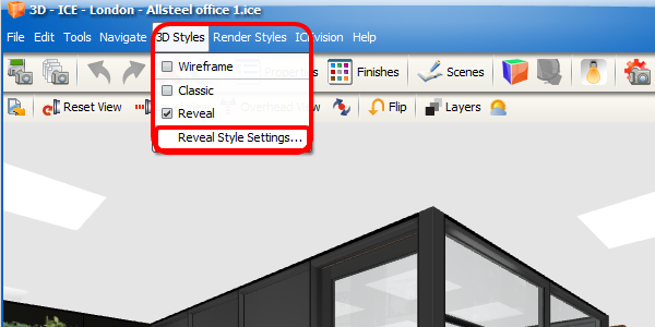 Reveal_settings_dropdown