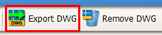 export DWG primary toolbar