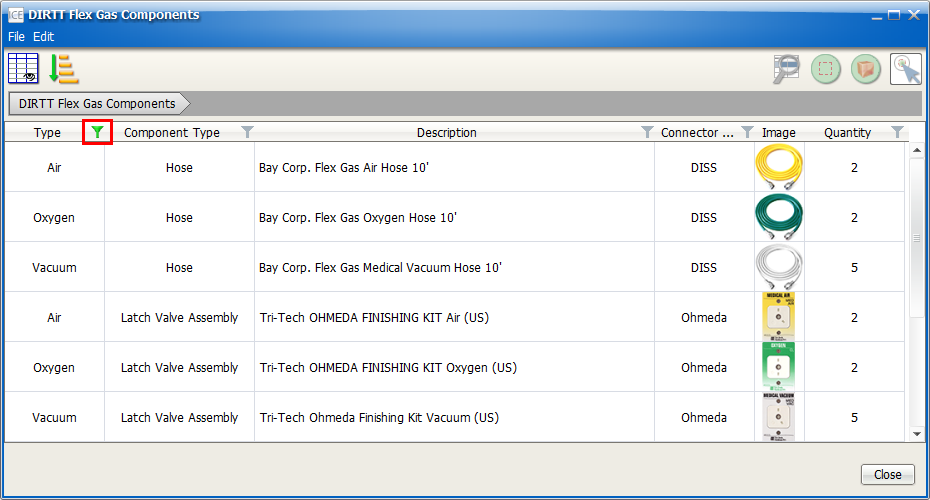 dirtt flex gas components 12