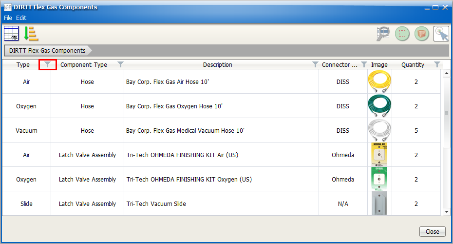 dirtt flex gas components 10