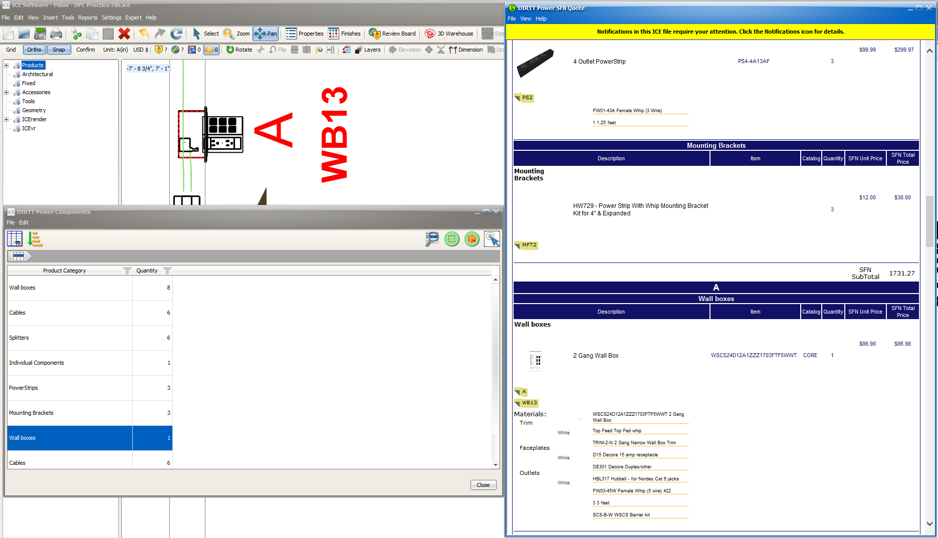 dirtt power components 12