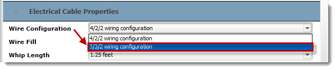 Wireconfiguration